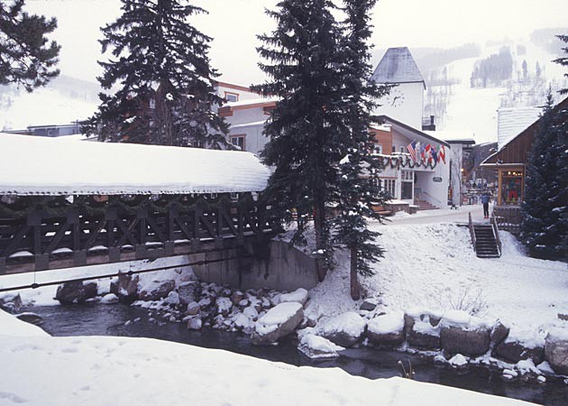 Vail Village In Winter